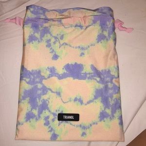 Tiedye triangl bikini bag